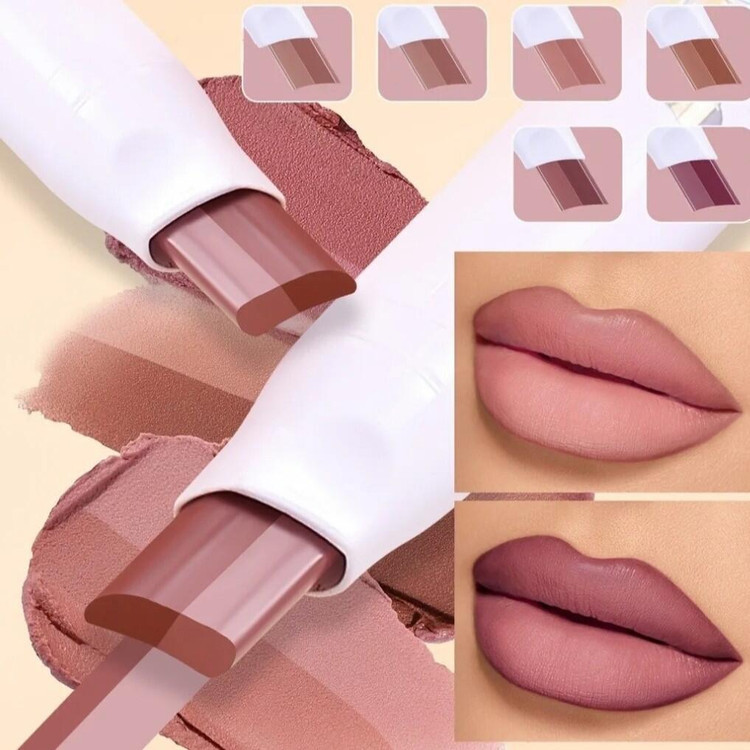 رژ لب استیکی دو رنگ دراگون رانی مدل BICOLOR Dragon Ranee BIOCOLOR LIPSTICK