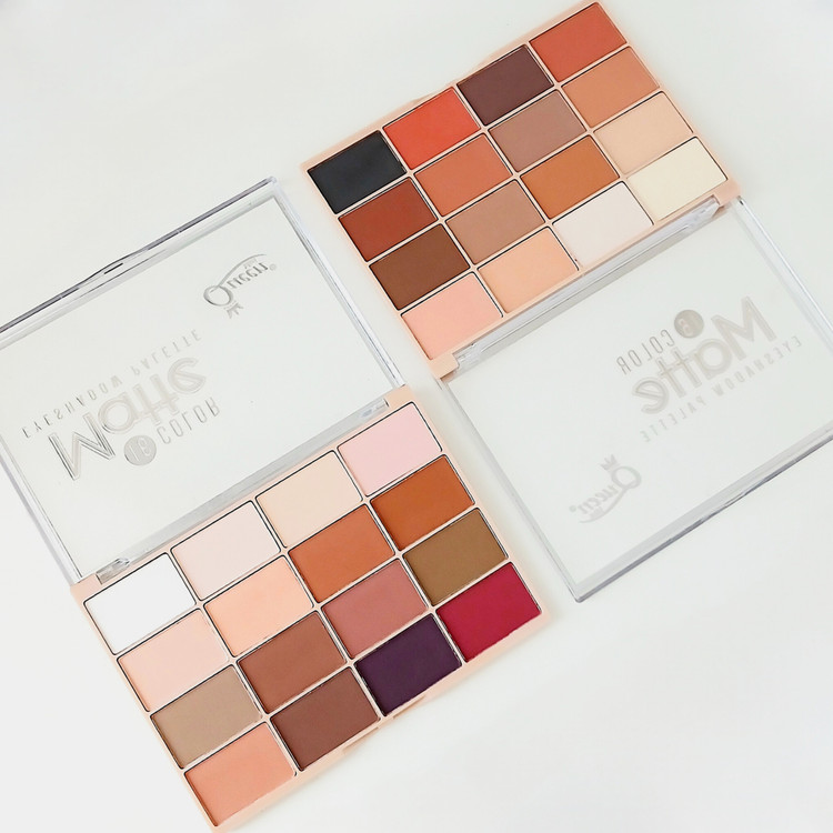پالت سایه چشم ۱۶ رنگ Matte color برند mini Queen