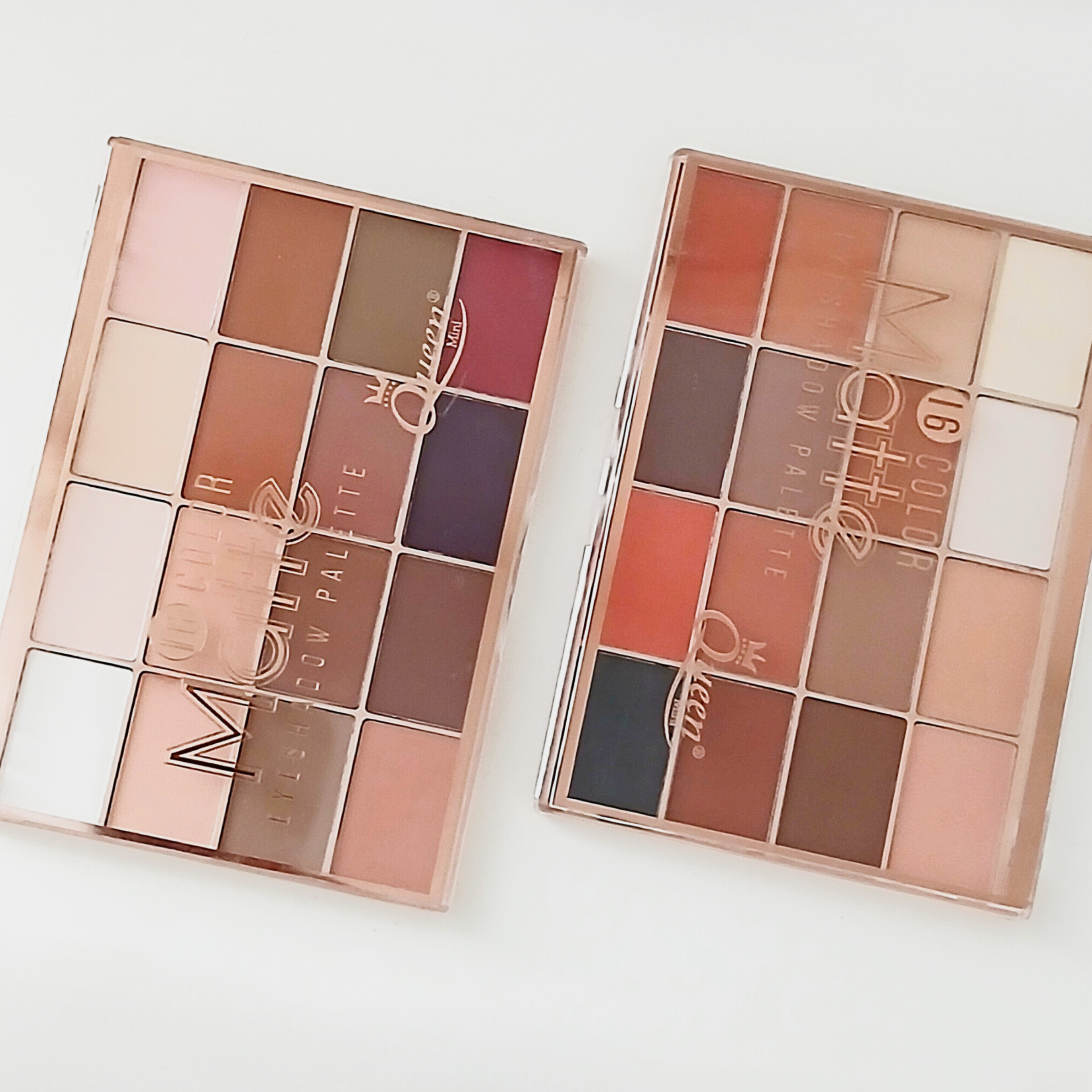 پالت سایه چشم ۱۶ رنگ Matte color برند mini Queen