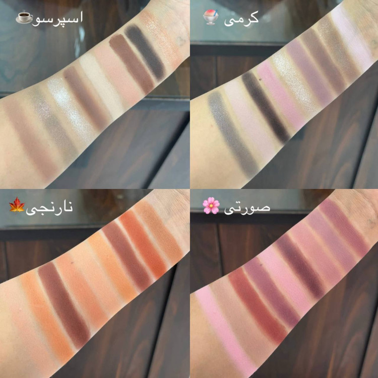 پالت سایه ۹ رنگ هدی موجی HUDA MOJI مدل CREAMY